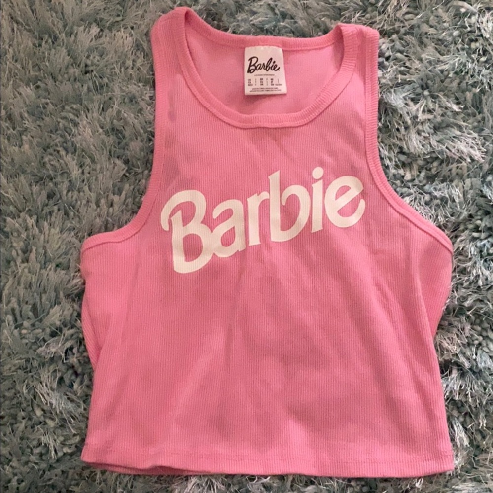 Forever 21 Barbie tank top size small pink
